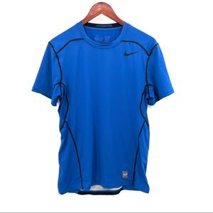 Nike Pro Combat Hyper Cool Dri Fit Size Medium Short Sleeve Athletic T-Shirt